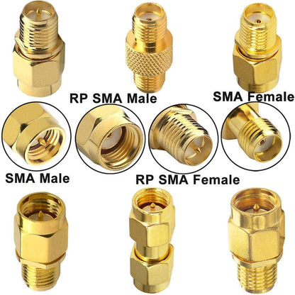 YILIANDUO SMA Male to Female RG58 Cable 5M + 6pcs SMA Adapter Kit 2