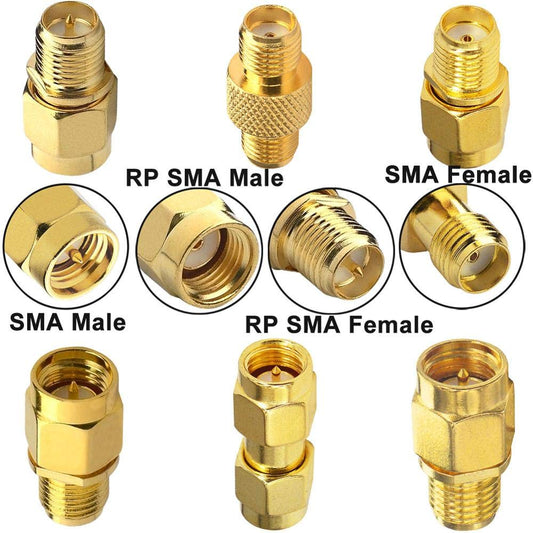 YILIANDUO SMA Male to Female RG58 Cable 5M + 6pcs SMA Adapter Kit 2