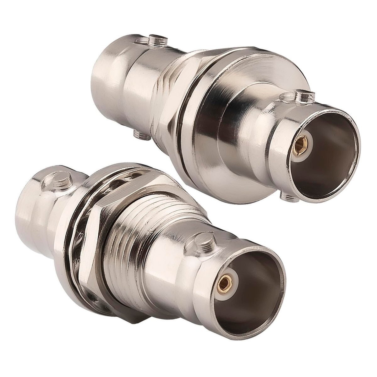YILIANDUO BNC Female Bulkhead Coupler, 50 / 75 Ohm, 2-Pack - product image 6