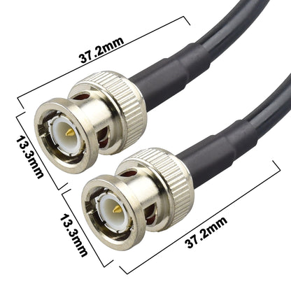 YILIANDUO BNC Male to Male RG58 50 Ohm Cable, 50cm / 100cm - product image 5