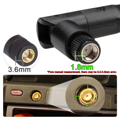 YILIANDUO RP-SMA Male WiFi Antennas, 2.4/5.8GHz, 2-Pack - product image 3