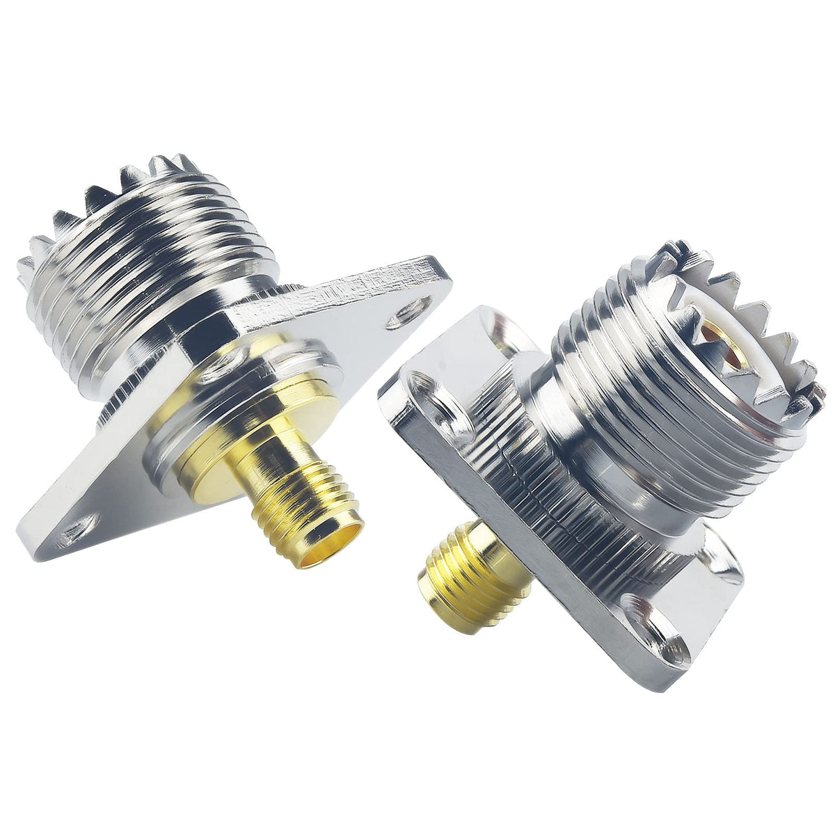 YILIANDUO SMA Female to SO-239 Female 4-Hole Flange Adapter, 2-Pack - product image 5