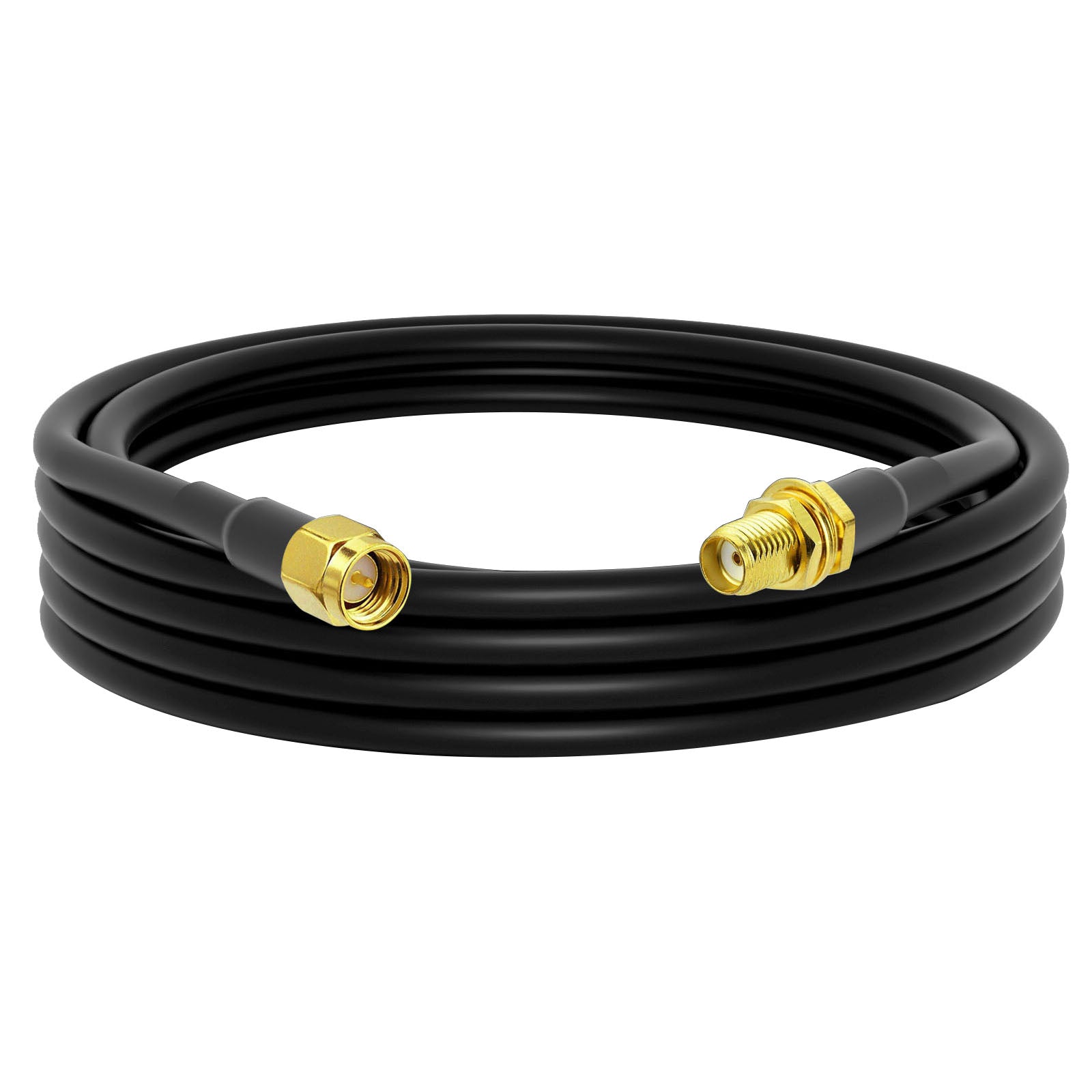 SMA WiFi Antenna Extension Cable SMA Male to Female Low Loss Coaxial RG58 Cable for 2G/3G/4G/5G LTE Antenna Wireless Router WLAN Modem BaoFeng Kenwood Yaesu(Not for TV)