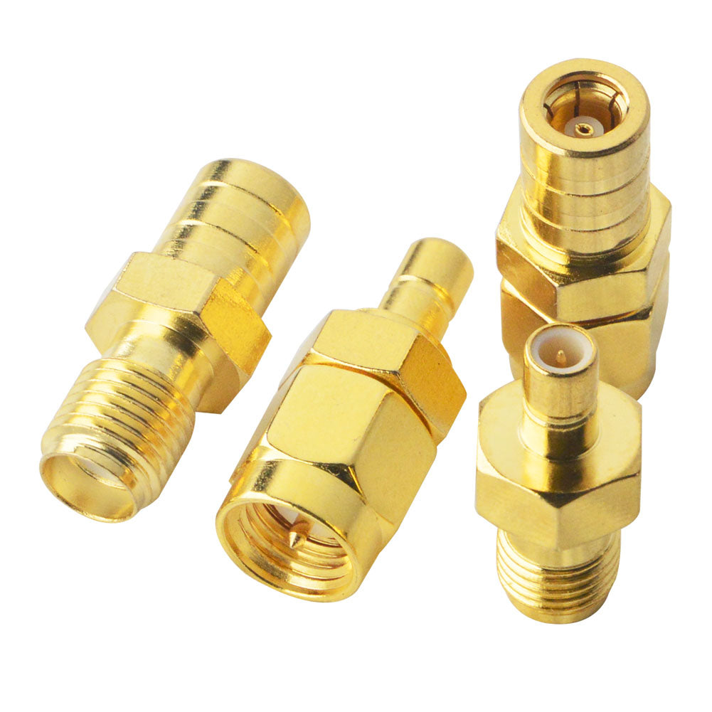 YILIANDUO 4 Type DAB Aerial Adapter SMA to SMB RF Adapter Kit SMA Adapters to SMB Connector for DAB + Car Radio Aerial JVC Alpine GPS System All in-car Auto Radio