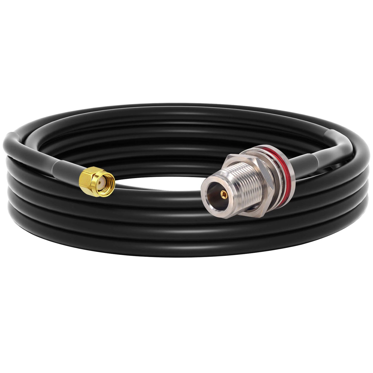 YILIANDUO Low Loss LMR240 Coaxial Cable N Female to RP-SMA Male for LoRaWAN Helium Hotspot Miner RAK Bobcat Nebra 4G LTE Router