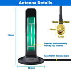 YILIANDUO 4G 5G MIMO LTE Antenna 10dBi 600-6000MHz High Gain Dual RP-SMA Male Antenna Cable with Strong Magnetic Base for 4G 5G LTE Wireless Router NB-loT Network Wireless Security Camera