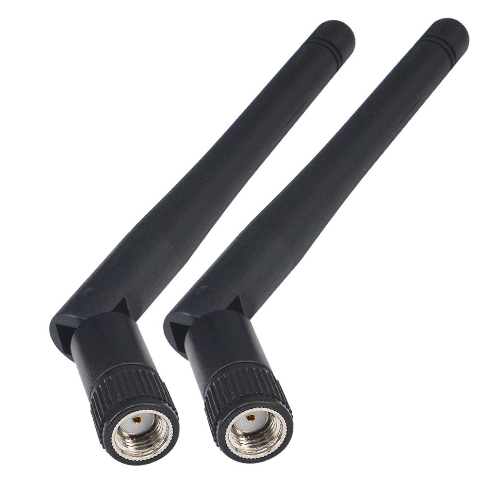 YILIANDUO 2.4GHz 3dBi Omni WiFi Antenna Kit RP-SMA Male + U.FL IPX to RP-SMA Female 15cm Pigtail Cable 2Pack