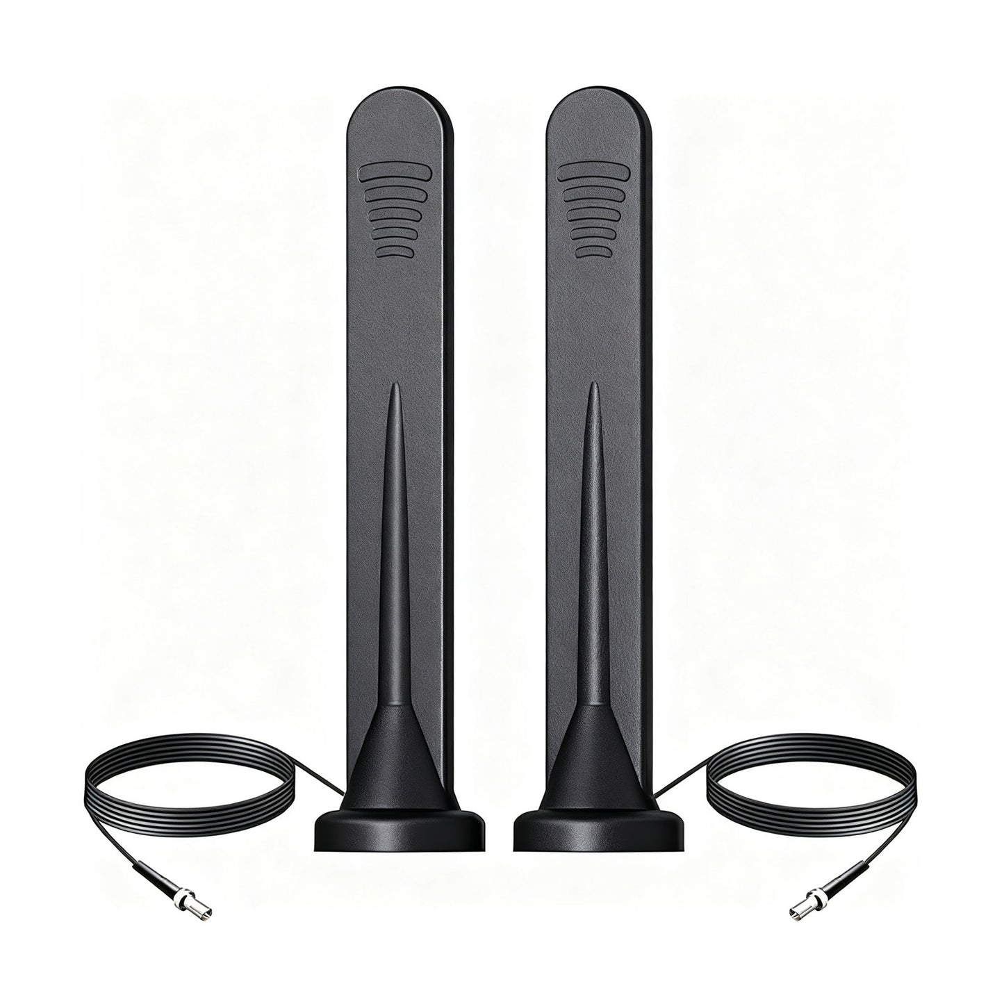 YILIANDUO 4G 5G LTE Antenna 10dBi 600-6000MHz Omnidirectional TS9 Male Magnetic Base 3M RG174 Cable for Router IoT Vehicle 2-Pack