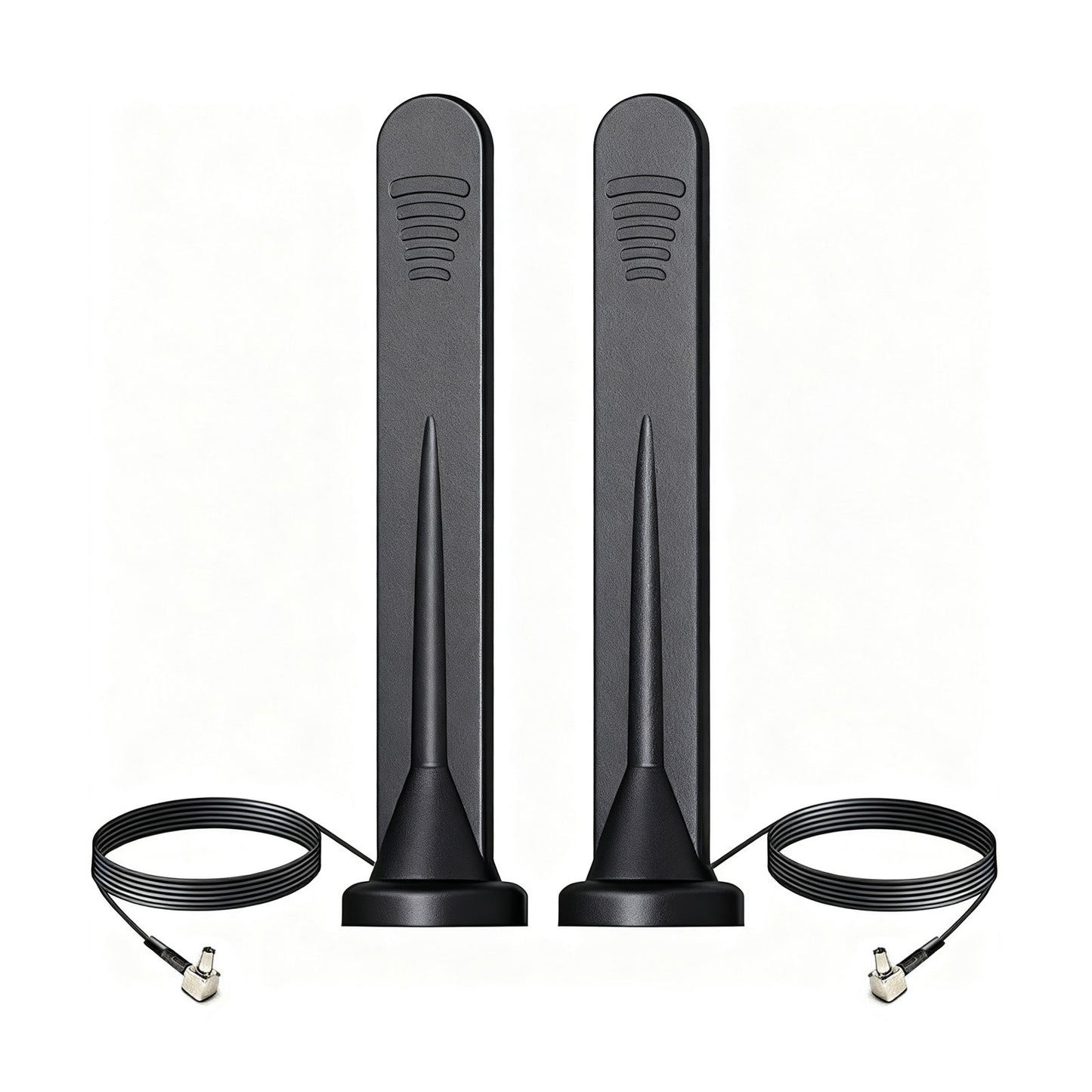 YILIANDUO 4G 5G LTE Antenna 10dBi 600-6000MHz Omnidirectional TS9 Male Magnetic Base 3M RG174 Cable for Router IoT Vehicle 2-Pack