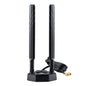 YILIANDUO 5G 4G LTE Antenna 9dBi 600-6000MHz Omni-Directional Magnetic Tri-Base Dual SMA Male 3M Cable for Router PC IoT Smart Home