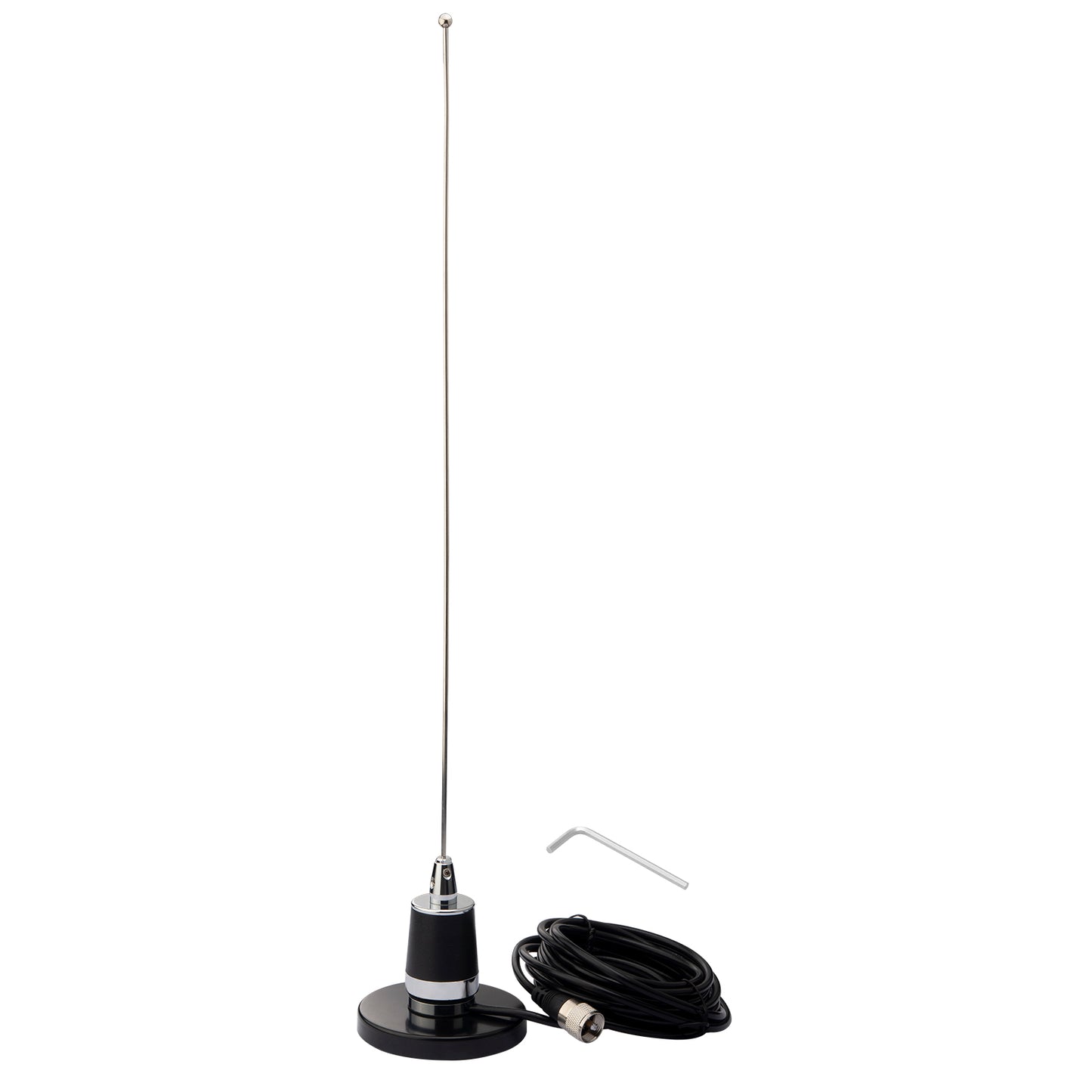 YILIANDUO Dual Band VHF UHF Mobile Antenna 144/430MHz NMO Magnetic Base PL-259 UHF Male Connector 5M RG58 Cable for Ham Radio Car Truck Transceiver