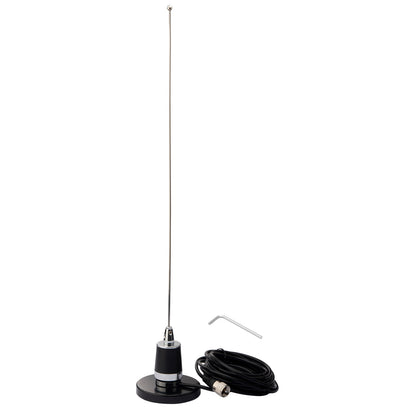 YILIANDUO Dual Band VHF UHF Mobile Antenna 144/430MHz NMO Magnetic Base PL-259 UHF Male Connector 5M RG58 Cable for Ham Radio Car Truck Transceiver