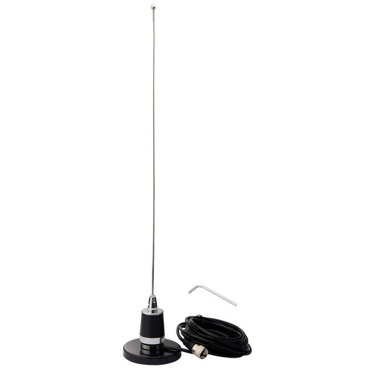 YILIANDUO Dual Band VHF UHF Mobile Antenna 144/430MHz NMO Magnetic Base PL-259 UHF Male Connector 5M RG58 Cable for Ham Radio Car Truck Transceiver