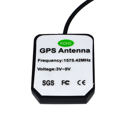 YILIANDUO Car Active GPS Antenna Straight Fakra C Female Magnetic Base 3M RG174 Cable for Dash DVD Head Unit Stereo Navigation