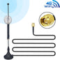 YILIANDUO 10dBi 4G LTE Antenna MIMO SMA Male Antenna with Magnetic Base RG174 3M Cable for WiFi Router Modem Network