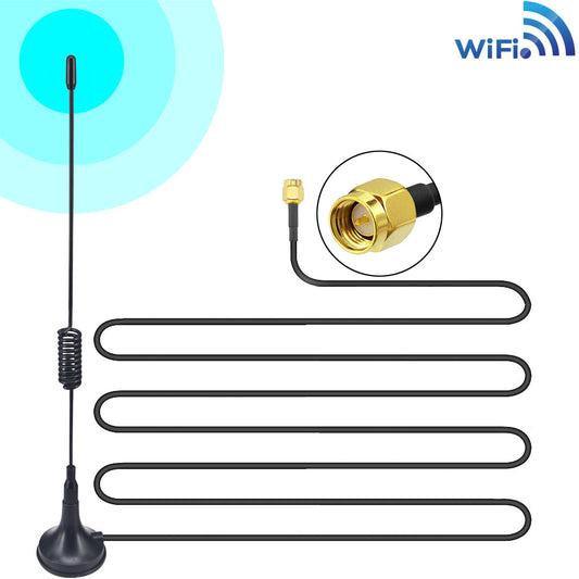 YILIANDUO 50-Pack 1090MHz ADS-B Antennas with SMA Male and Magnetic Base