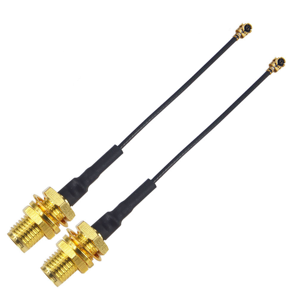 YILIANDUO 5-Pack 5CM U.FL IPX to SMA Female Bulkhead Pigtail Cable 1.13mm for Wi-Fi Radios, Antenna, Mini PCI