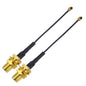 YILIANDUO 5-Pack 5CM U.FL IPX to SMA Female Bulkhead Pigtail Cable 1.13mm for Wi-Fi Radios, Antenna, Mini PCI