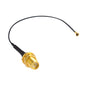 YILIANDUO RP-SMA Female Bulkhead to U.FL IPX MHF4 Mini PCI Antenna Pigtail Cable (2 Pack)