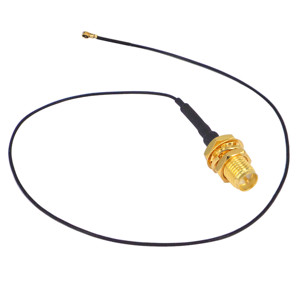 YILIANDUO RP-SMA Female Bulkhead to U.FL IPX MHF4 Mini PCI Antenna Pigtail Cable (2 Pack)
