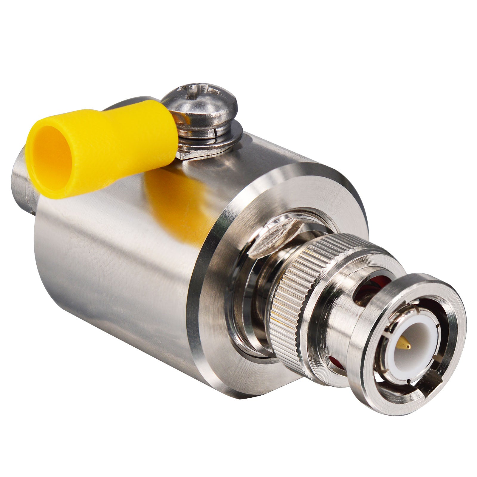 YILIANDUO BNC Coaxial Lightning Arrestor Surge Protector BNC Male to Female 50 Ohm Thunder & Lightning Protection Device for CCTV Camera Video