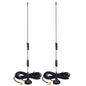 YILIANDUO 1090MHz 978MHz Dual Band 6dBi Magnetic Base Antenna SMA Male RG174 Cable for ADS‑B RTL SDR Receiver