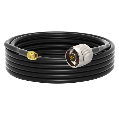 YILIANDUO Low Loss LMR240 Coaxial Cable RP-SMA Male to N Male for LoRaWAN Helium Hotspot Miner RAK Nebra Bobcat 4G LTE Router Antenna Extension