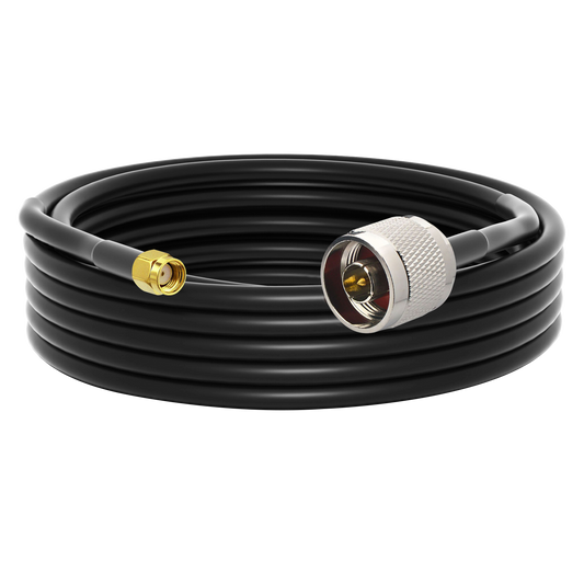 YILIANDUO Low Loss LMR240 Coaxial Cable RP-SMA Male to N Male for LoRaWAN Helium Hotspot Miner RAK Nebra Bobcat 4G LTE Router Antenna Extension
