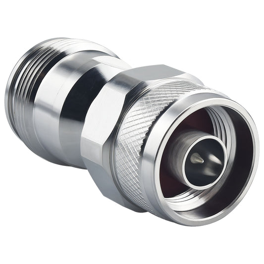 YILAINDUO 4.3/10 Mini DIN Connector Coaxial 4.3-10 Mini DIN to N-type Connector RF Straight Adapter Low PIM Adaptor Converter