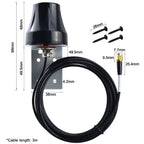 YILIANDUO 4G LTE Antenna Outdoor Wall Mount Waterproof SMA Male Aerial for WiFi Router Mobile Hotspot Wireless Modem Router Gateway Trail Camera