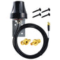 YILIANDUO 4G LTE Antenna Outdoor Wall Mount Waterproof SMA Male Aerial + SMA to TS9 RF Adapter for WiFi Router Mobile Hotspot Wireless Modem Router Gateway Trail Camera