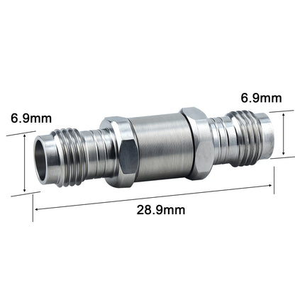 YILIANDUO 1.85mm Male Female Precision RF Adapter DC-67GHz 50 Ohm Stainless Steel Millimeter Wave Test Connector VSWR ≤1.25