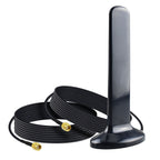 YILIANDUO 4G 5G MIMO LTE Antenna 10dBi 600-6000MHz High Gain Dual RP-SMA Male Antenna Cable with Strong Magnetic Base for 4G 5G LTE Wireless Router NB-loT Network Wireless Security Camera