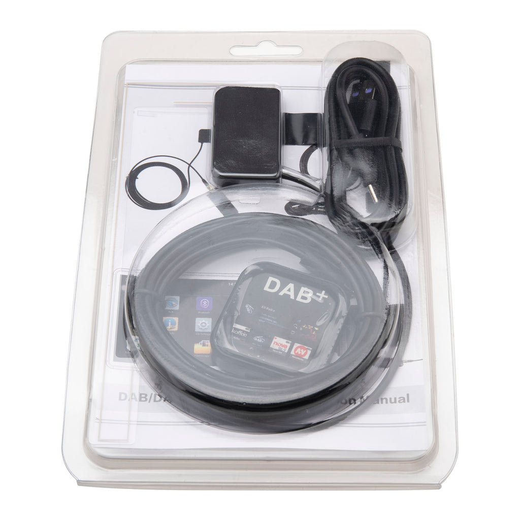 YILIANDUO Car DBA+ Digital Radio Receiver Car DAB Radio Adapter Antenna Kit USB DAB Digital Audio Transmission for Most Android Car Stereos