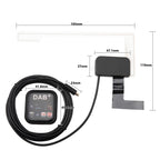 YILIANDUO Car DBA+ Digital Radio Receiver Car DAB Radio Adapter Antenna Kit USB DAB Digital Audio Transmission for Most Android Car Stereos