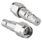 YILIANDUO RP SMA to QMA 6GHz RF Coaxial Connector 50Ω Push-Lock Adapter for 5G Base Station, Satellite, IoT, Military & Avionics 2-Pack