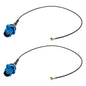 YILIANDUO Fakra to IPX Cable Fakra Z Male to IPX U.FL Plug 20CM 50 Ohm DC-6GHz RoHS Compliant for Car GPS Bluetooth Wi-Fi 2-Pack