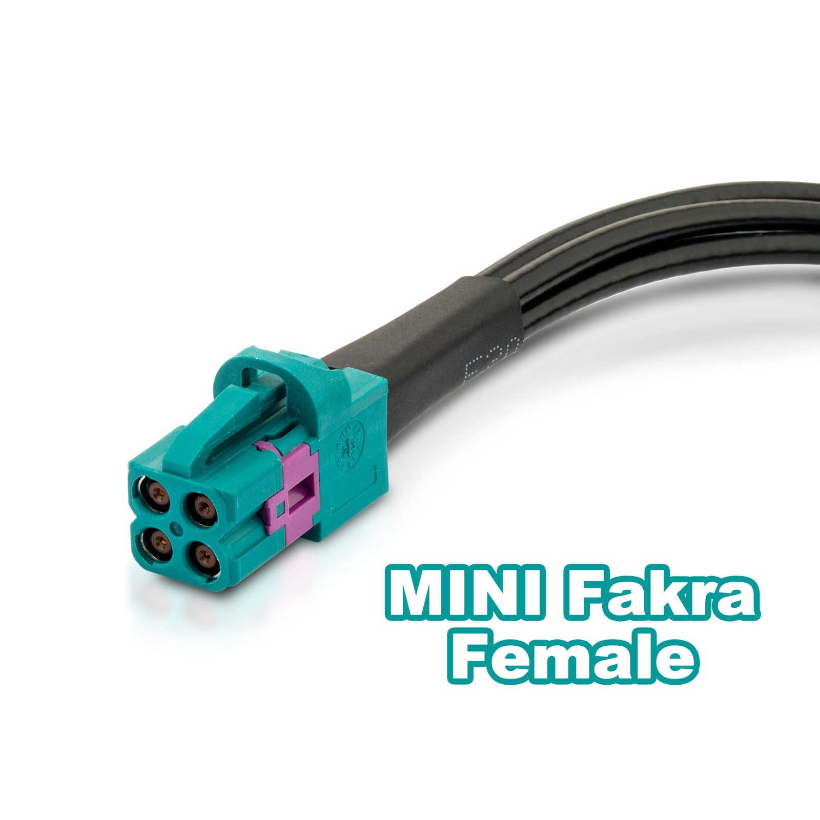 YILIANDUO Mini Fakra Connector Cable 4 in 1 Mini Fakra Z to 4 x Fakra/SMA Cable Universal Vehicle Video Cable for GPS Antenna Reverse Camera ASAS Car Satellite Radio