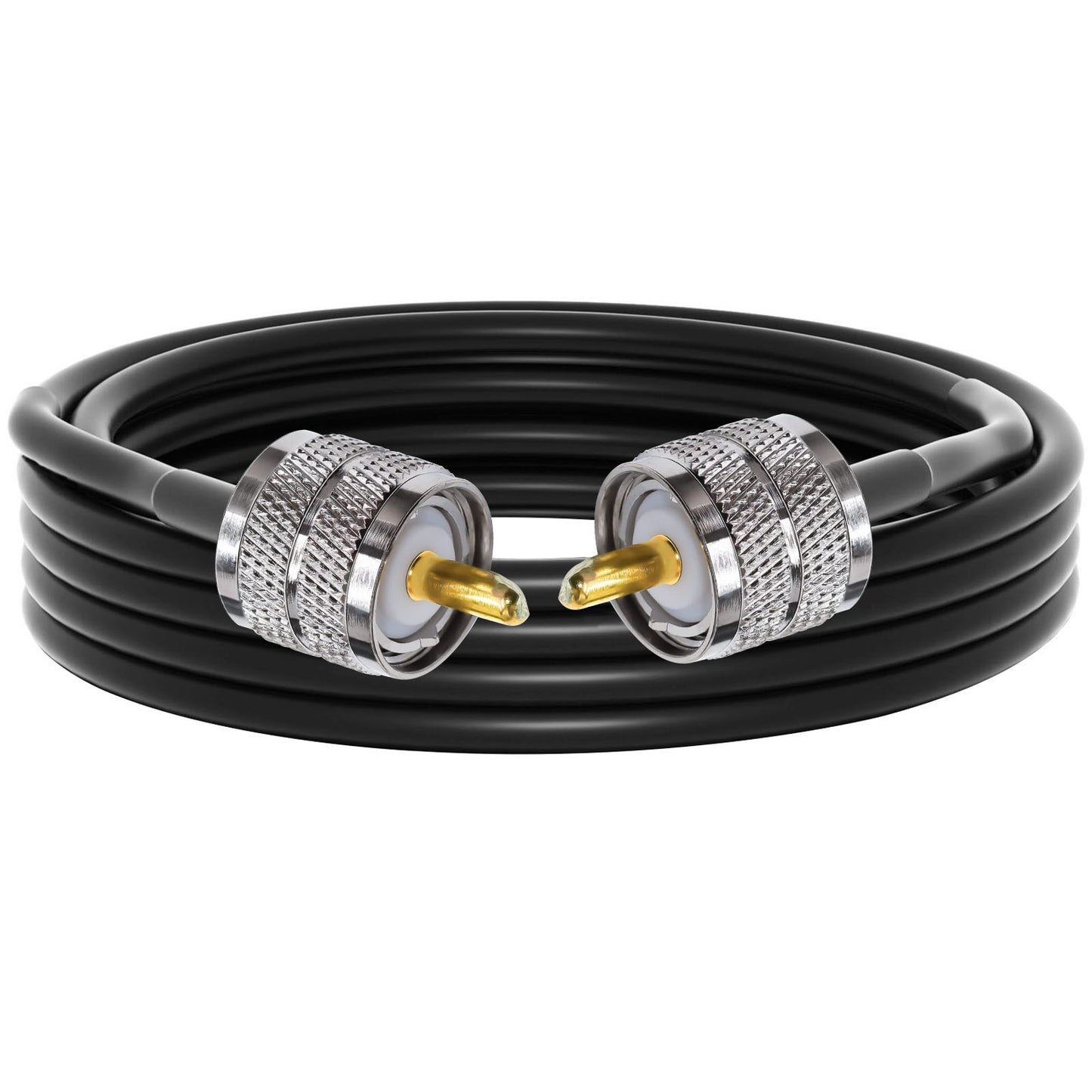 YILIANDUO PL-259 UHF Male to UHF Male LMR240 Low Loss Coaxial Cable RF Antenna Extension Cable