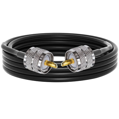 YILIANDUO PL-259 UHF Male to UHF Male LMR240 Low Loss Coaxial Cable RF Antenna Extension Cable
