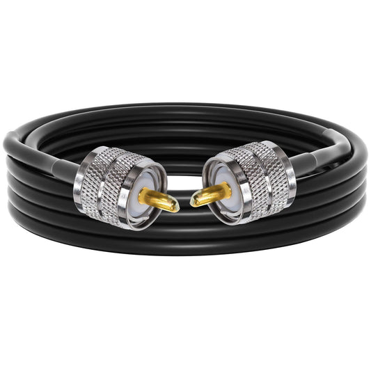 YILIANDUO PL-259 UHF Male to UHF Male LMR240 Low Loss Coaxial Cable RF Antenna Extension Cable