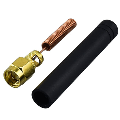 YILIANDUO 433Mhz Antenna SMA Male 3dBi Omnidirectional Thumb Antenna for Ham Radio Signal Booster Wireless Repeater LoRa IoT Remote Walkie Smart Home Sensor Pack of 2