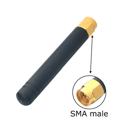 YILIANDUO 433Mhz Antenna SMA Male 3dBi Omnidirectional Thumb Antenna for Ham Radio Signal Booster Wireless Repeater LoRa IoT Remote Walkie Smart Home Sensor Pack of 2