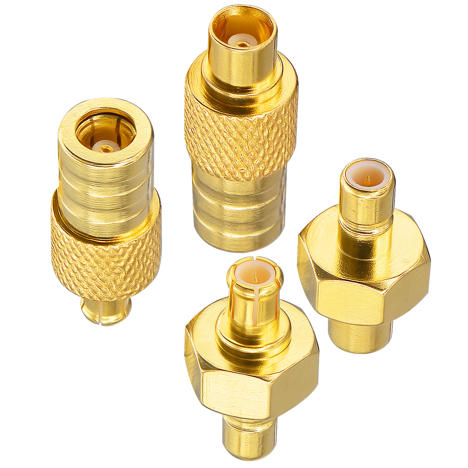 YILIANDUO 4 Type DBA Car Aerial Adapter SMB to MCX Kit RF Adapter Connectors MCX Male Female to SMB Male Female for DAB+ Car Aerial Radio Kenwood Alpine JVC Pioneer Clarion