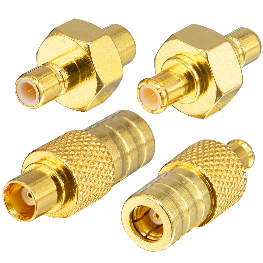 YILIANDUO 4 Type DBA Car Aerial Adapter SMB to MCX Kit RF Adapter Connectors MCX Male Female to SMB Male Female for DAB+ Car Aerial Radio Kenwood Alpine JVC Pioneer Clarion