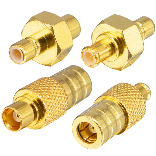 YILIANDUO 4 Type DBA Car Aerial Adapter SMB to MCX Kit RF Adapter Connectors MCX Male Female to SMB Male Female for DAB+ Car Aerial Radio Kenwood Alpine JVC Pioneer Clarion