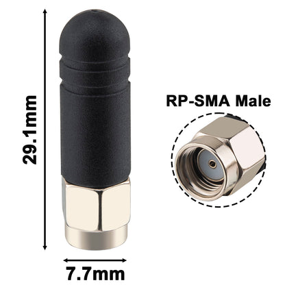 YILIANDUO 2.4GHz Antenna FPV Small Antenna Omnidirectional WiFi Antenna RP SMA Male Connector for Routers Wireless Module WiFi 6 Card Bluetooth Pack of 2