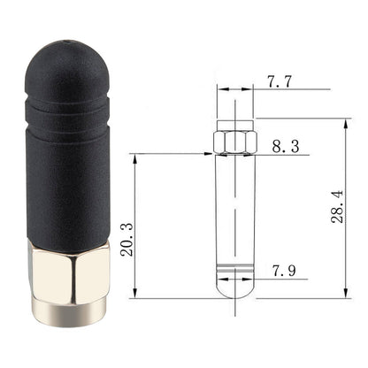 YILIANDUO 2.4GHz Antenna FPV Small Antenna Omnidirectional WiFi Antenna RP SMA Male Connector for Routers Wireless Module WiFi 6 Card Bluetooth Pack of 2