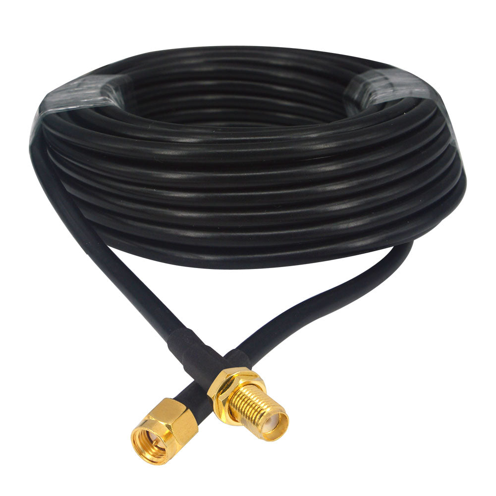 SMA WiFi Antenna Extension Cable SMA Male to Female Low Loss Coaxial RG58 Cable for 2G/3G/4G/5G LTE Antenna Wireless Router WLAN Modem BaoFeng Kenwood Yaesu(Not for TV)