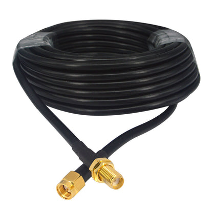 SMA WiFi Antenna Extension Cable SMA Male to Female Low Loss Coaxial RG58 Cable for 2G/3G/4G/5G LTE Antenna Wireless Router WLAN Modem BaoFeng Kenwood Yaesu(Not for TV)